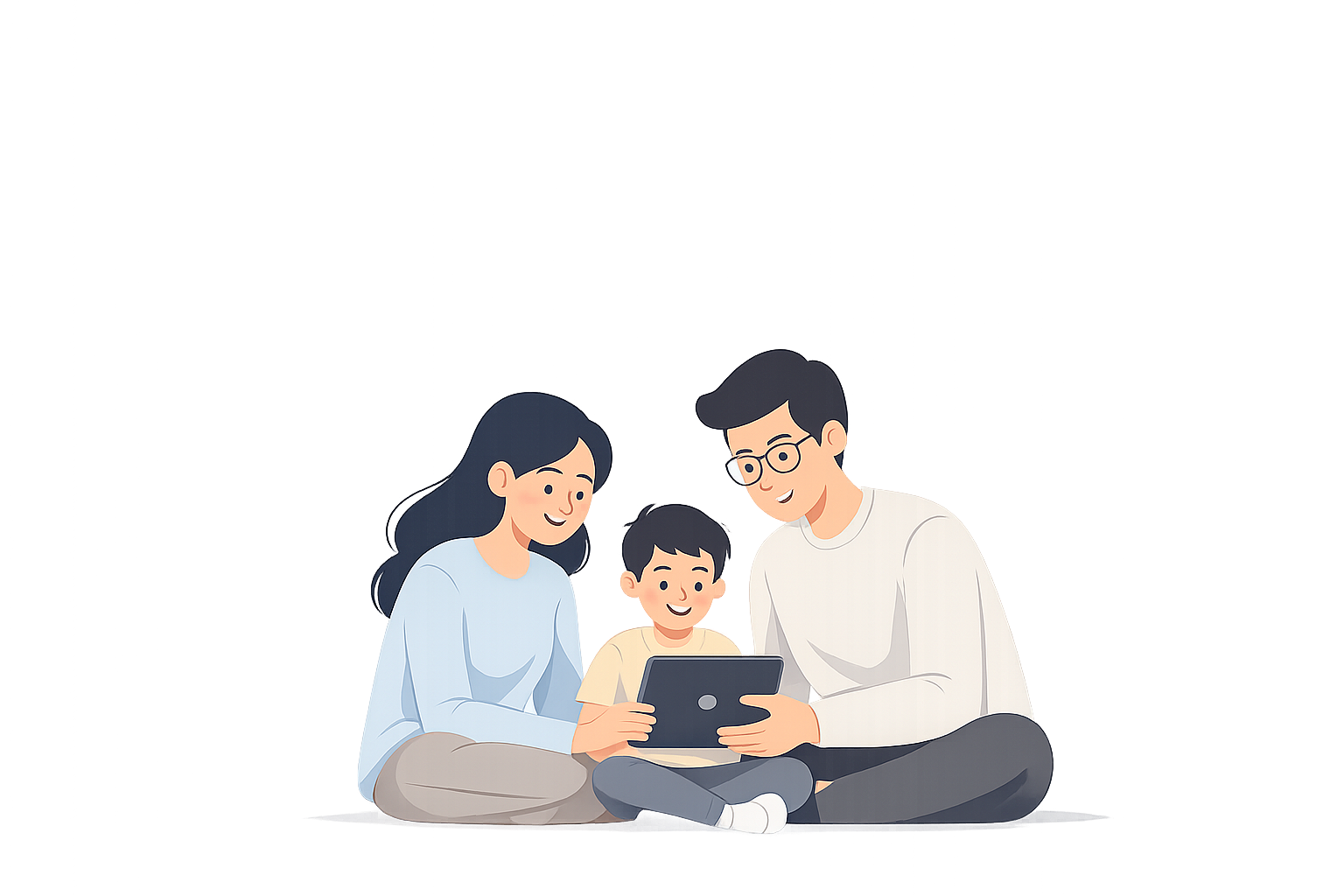 Family exploring Parentology