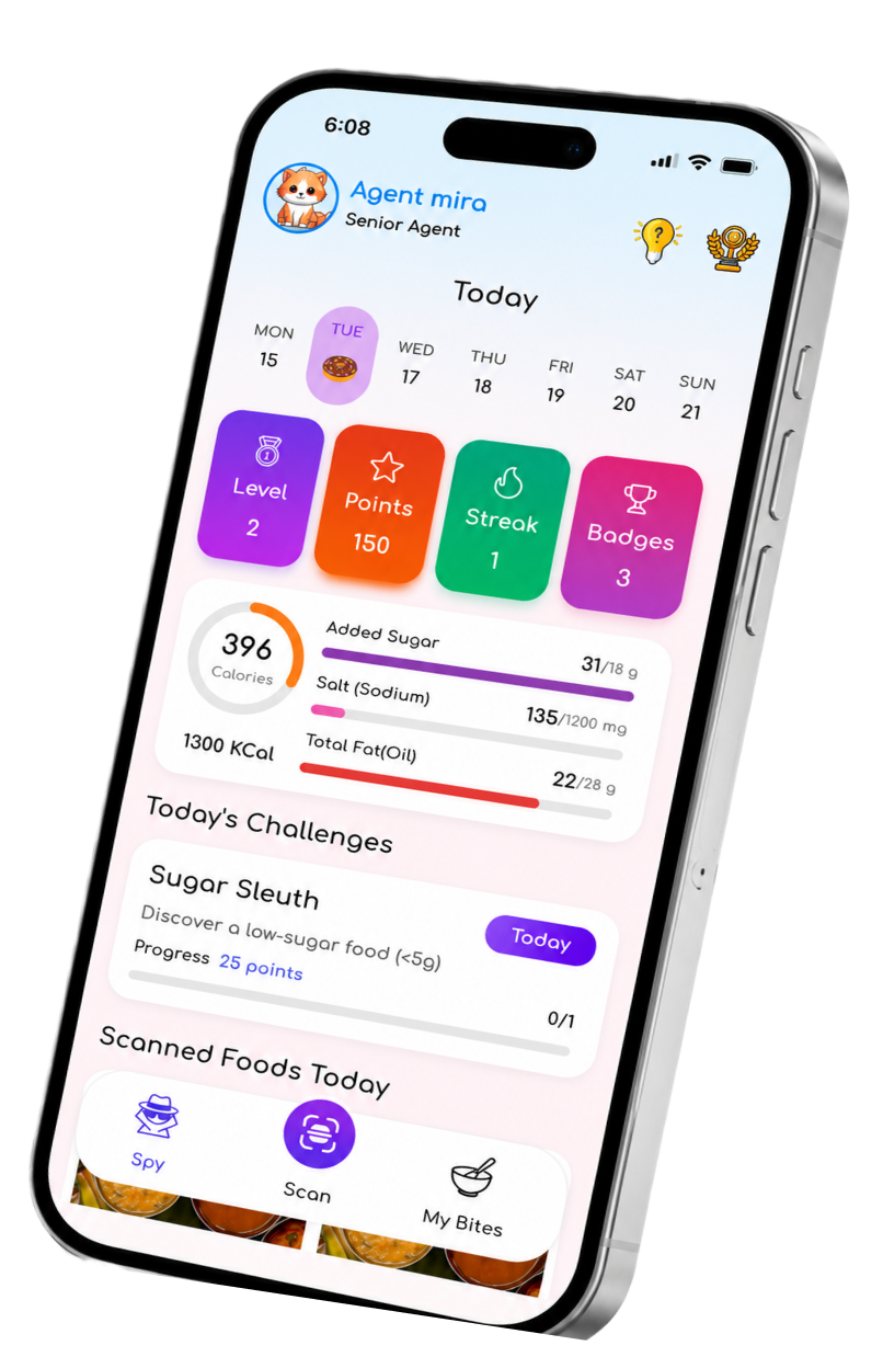 Sugar Spy Mobile App